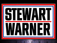 STEWART WARNER Instruments - Original Vintage 1970's 80's Racing Decal/Sticker picture