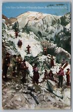 Upper Ice Fields of Nisqually Glacier Rainier National Park WA Postcard picture