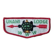 Boy Scouts BSA Unami Lodge WWW Order Of The Arrow Turtle Vintage Patch Issue picture