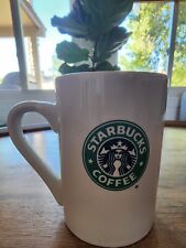 RARE 2008 Starbucks Coffee Cup Tea Mug White Green Mermaid Logo Original 10 oz picture