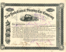 New York Central Sleeping Car Co. signed by W. Wagner - Stock Certificate - Auto picture