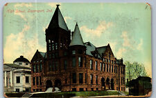 Postcard Indiana IN c.1900's PCC & St. Louis Train Station Depot Richmond Y8 picture