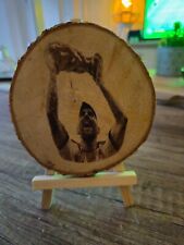 Handcrafted Lionel Messi World Cup Photo Engraved on Birch Wood - Unique Sports picture
