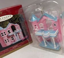 BARBIE DREAM HOUSE ORNAMENT Pink Hallmark Keepsake #QX18047 Vintage 1998 - NEW picture