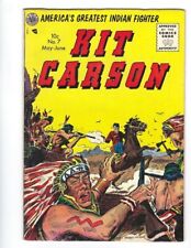 Kit Carson #7 Avon 1955 Flat tight and glossy  FN+ or better Beauty McCann Art picture