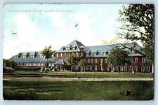 Olcott Beach New York NY Postcard Olcott Beach Hotel Building 1911 Antique Trees picture