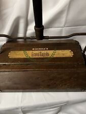 Vintage Bissel Grand Rapids Carpet Sweeper - WORKS, Collector Piece, Vacuum Rare picture