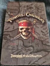 Vintage Disney Pirates of the Caribbean Playing Cards, Magic Kingdom Disneyland picture