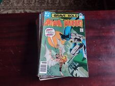 The Brave and the Bold #165-#199 1980-1983 comic lot of 31 BATMAN DC Comics picture