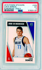 2018-19 Panini Stickers European #428 Luka Doncic PSA 5 picture
