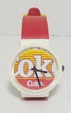 Vintage Coke Coca Cola Plastic Swatch Watch Swiss Made picture