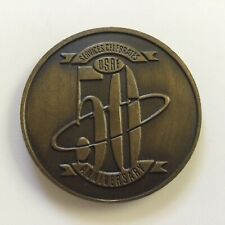 USAF 50th Anniversary Combat Support Community Service Challenge Coin picture
