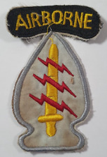 ARROWHEAD AIRBORNE - 5th SPECIAL FORCES Vietnam War Embroidered Patch picture