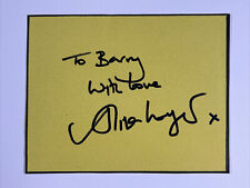 Alison Moyet Yazoo Signed Card Original Authentic From The Collection Of Barry M picture