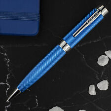 Conklin Herringbone Signature Ballpoint Pen, Blue, New in Box picture