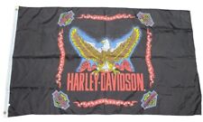 Rare Vintage Harley Davidson Motorcycles Eagle 3x5 Ft Flag Banner picture