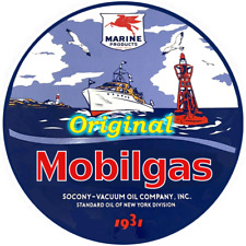1931 Mobilgas Marine Gasoline 8