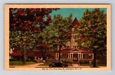Norristown PA-Pennsylvania Scenic Exterior House Car Fall Trees Vintage Postcard picture