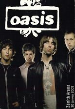 Oasis Liam Gallagher Zenith Arena Concert Promotional Card  2009 Postcard Size picture