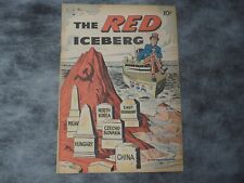The Red Iceberg Rare Anti Communism Propaganda Impact Publications Rare 1960 VF picture