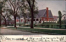 Evanston Club Illinois ~ c1905 UDB postcard to Annie Holland Sterling IL picture