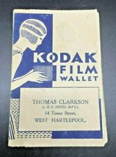 Vintage Kodak Film Wallet - Thomas Clarkson, West Hartlepool, England picture