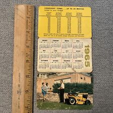 Vintage 1965 Allis-Chalmers Model B-10 Tractor Price & Calendar Card picture