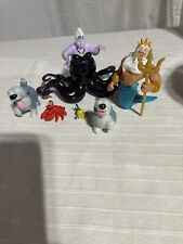 Lot of 6 Disney Little Mermaid Figures Toy Cake Toppers picture