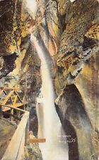Box Canyon Canon Ouray CO Colorado Bridge Falls Waterfalls DB Vtg Postcard X3 picture