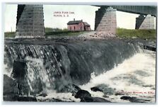 c1910 James River Dam Lake Exterior Huron South Dakota Vintage Antique Postcard picture