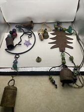 Random CowBells, Bella, Half Moon, and Evergreen Tree Make Your Own Wind chimes picture