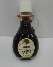 Vintage Watkins Vanilla Extract 2 FL. OZ. Bottle Double Strenght Imitation picture