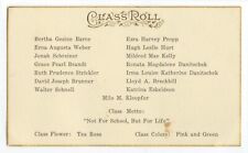 1926 Ramona Kansas Class Roll card picture