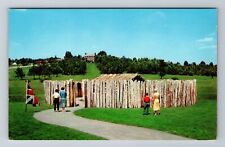 Fort Necessity PA-Pennsylvania, Storage Cabin in Fort, Antique Vintage Postcard picture