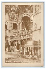 c1920's Venice Italy, Interior Of St. Marks RPPC Photo Unposted Vintage Postcard picture