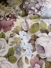 Vintage Floral Sanderson Fabric “Lara”  Screenprinted Linen Pastels Floral 1M picture