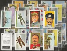 TRUCARDS-FULL SET- WORLD WAR I 1972 (M30 CARDS) EXCELLENT picture