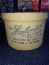 Vintage Lambrecht Butter Crock picture