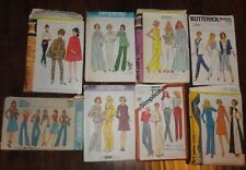 8 Vintage 1970’s Sewing Patterns ~ XL Women’s Casual Wear ~ Pants Tops etc picture