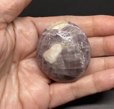 Purple Anhydrite Genuine Palm Stone from Madagascar 57g  RARE picture