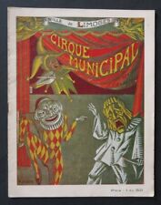 CIRCUS MUNICIPAL THEATRE OF LIMOGES 1927 La Veuve Joyeuse Cazautets picture