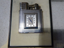DUNHILL UNIQUE SPORTS LIGHTER WITH WATCH, LIMITED EDITION. picture
