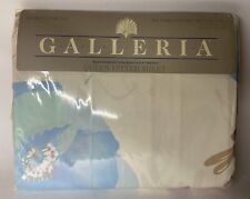 Vintage Galleria Queen Fitted Sheet Silk Poppies II Pattern NOS Cotton/Poly picture
