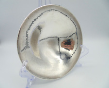 1950s Emil Hermann Waldsetten Germany Hand Hammered .835 Silver Ball Footed Bowl picture