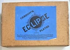 ANTIQUE CARBUTT'S ECLIPSE GLASS PHOTO PLATES - UNOPENED BOX - 12 - 4 1/4 x 6 1/2 picture