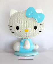 Vintage Blue Hello Kitty Personal Electric Fan 2009 Rare Japan w/Box Mint picture
