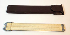 Vintage PICKETT & ECKEL Model 8CC SLIDE RULE with Leather Case 12