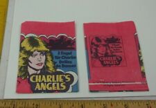 Charlies Angels 1979 Denmark trading card wrapper envelope lot of 2 Farrah picture