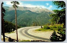 Postcard Vista Of Crater Mountains Berthoud Pass Continental Divided Colorado picture