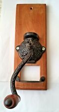 Rare Vintage Brighton “QUEEN” Wall-Mount Coffee Grinder Mechanism & cup holder picture